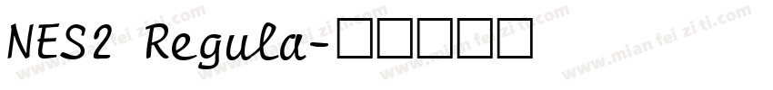 NES2 Regula字体转换